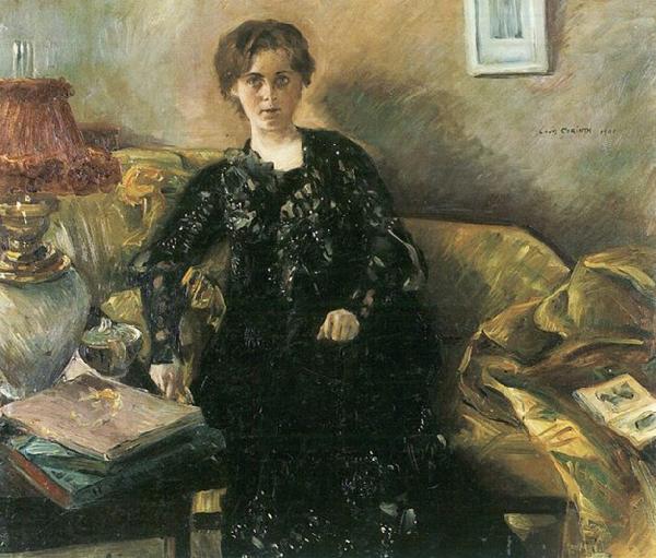 Lovis Corinth Portrait Frau Korfiz Holm China oil painting art